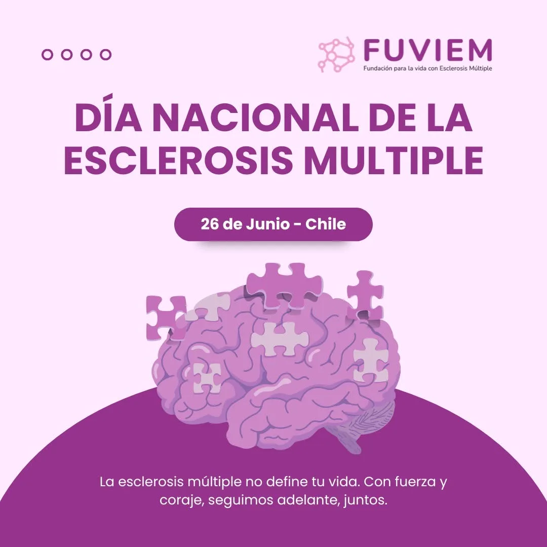 Gráfica del Día Nacional de la Esclerosis Múltiple en Chile, 26 de junio